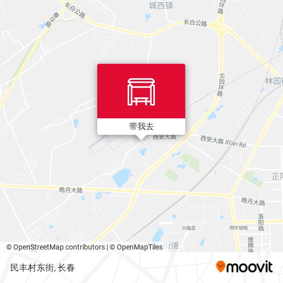 民丰村东街地图