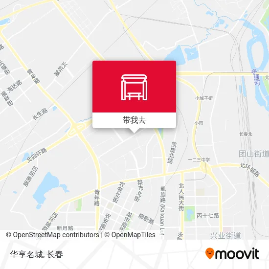 华享名城地图
