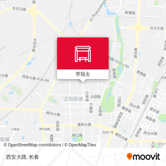 西安大路地图