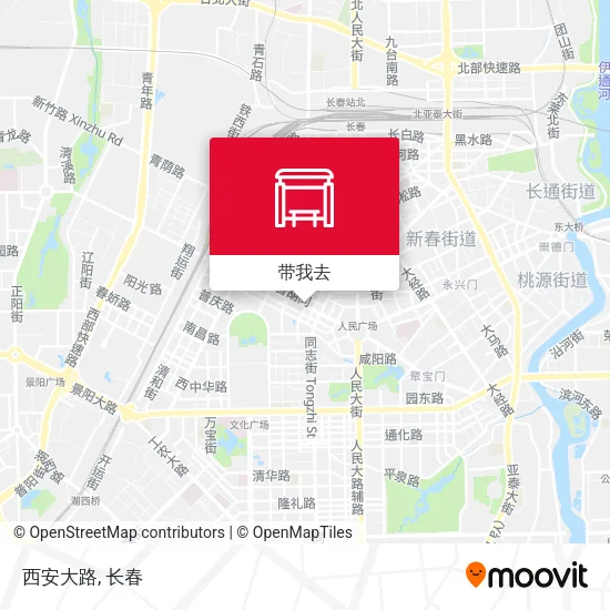 西安大路地图