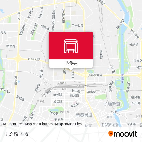 九台路地图