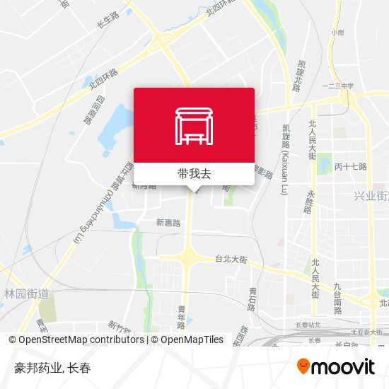 豪邦药业地图