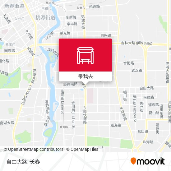 自由大路地图