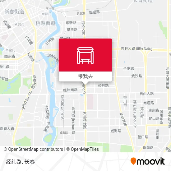经纬路地图