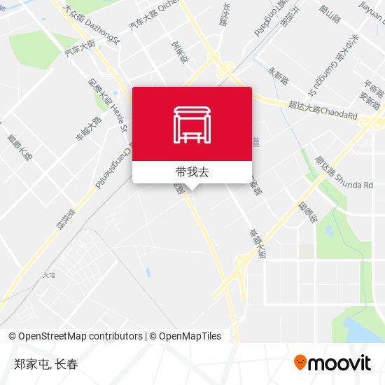 郑家屯地图