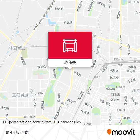 青年路地图