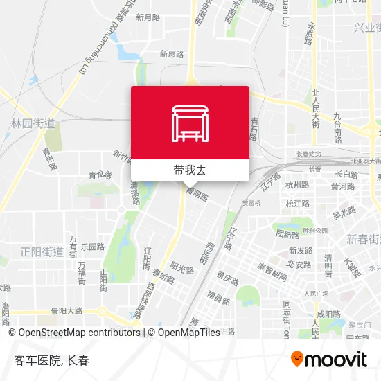 客车医院地图