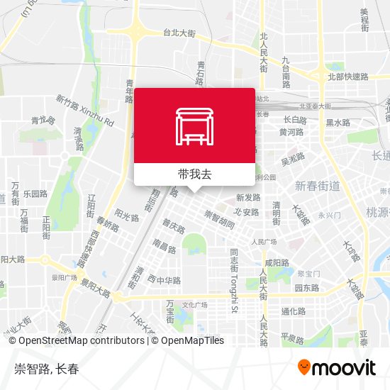 崇智路地图