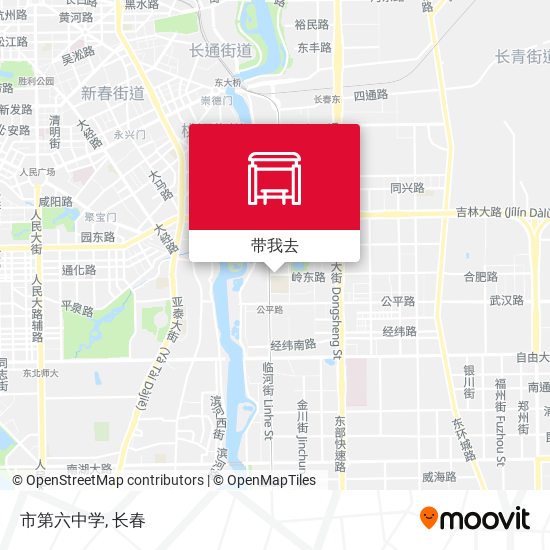 市第六中学地图