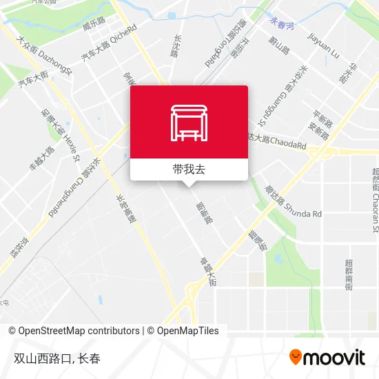 双山西路口地图