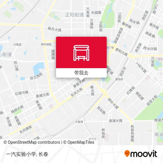 一汽实验小学地图