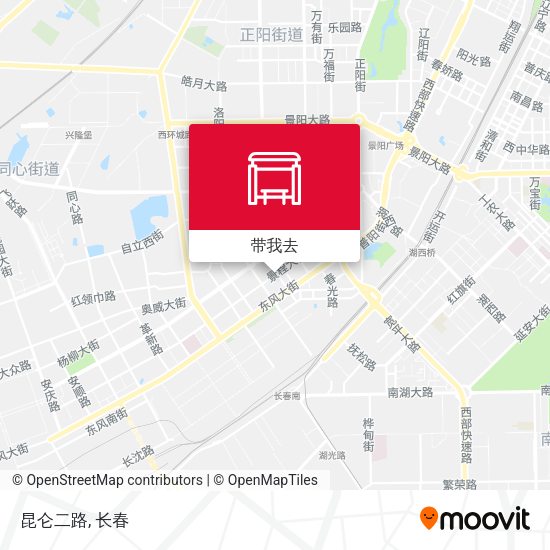 昆仑二路地图