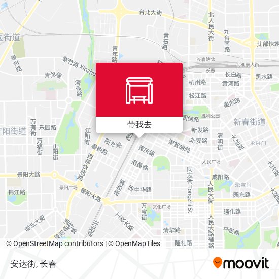 安达街地图