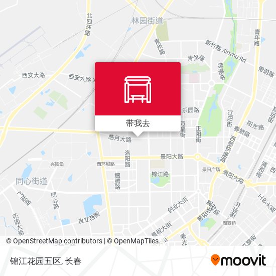 锦江花园五区地图