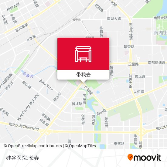 硅谷医院地图