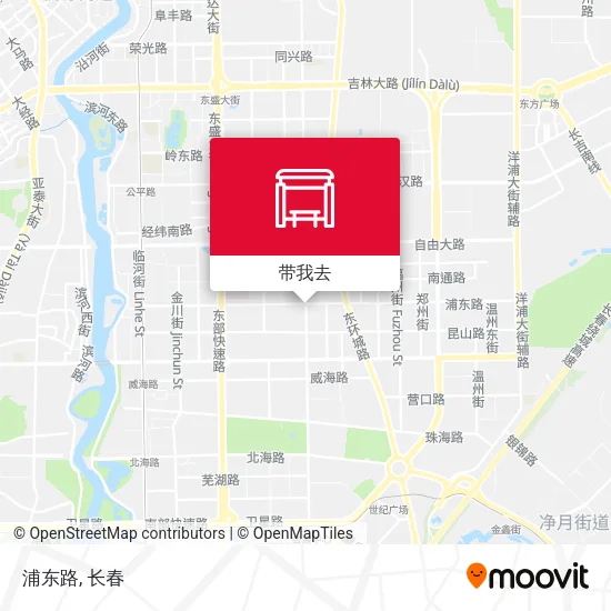 浦东路地图