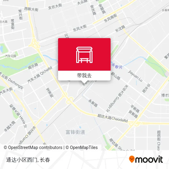 通达小区西门地图