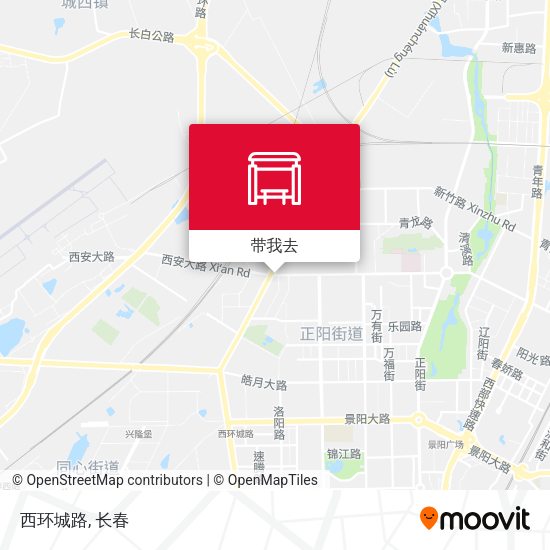 西环城路地图