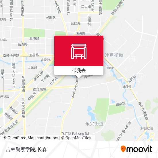 吉林警察学院地图