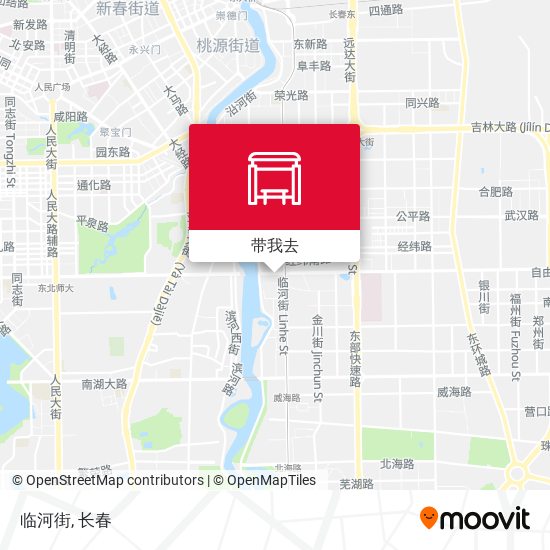 临河街地图