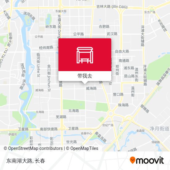 东南湖大路地图