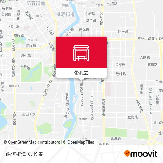 临河街海关地图