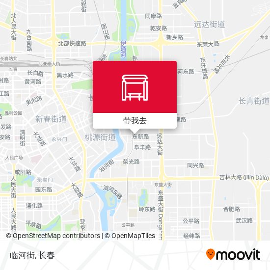临河街地图
