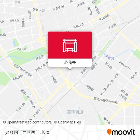兴顺回迁西区西门地图