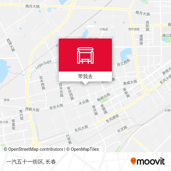 一汽五十一街区地图