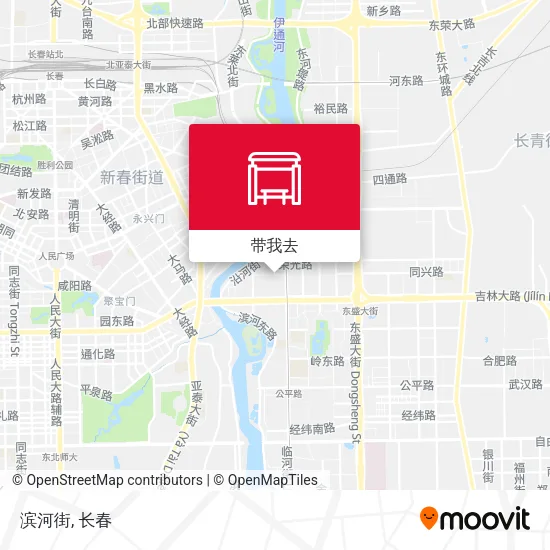 滨河街地图