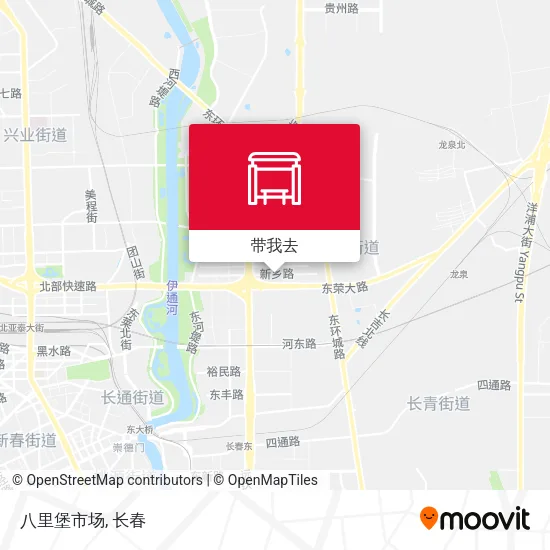 八里堡市场地图