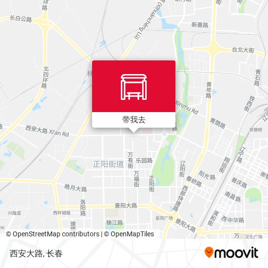 西安大路地图