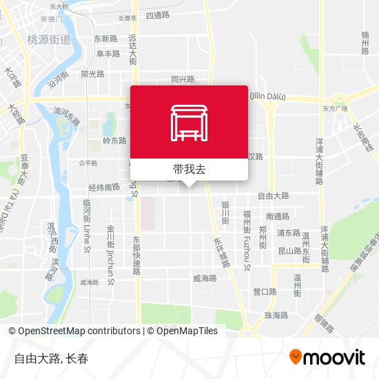 自由大路地图