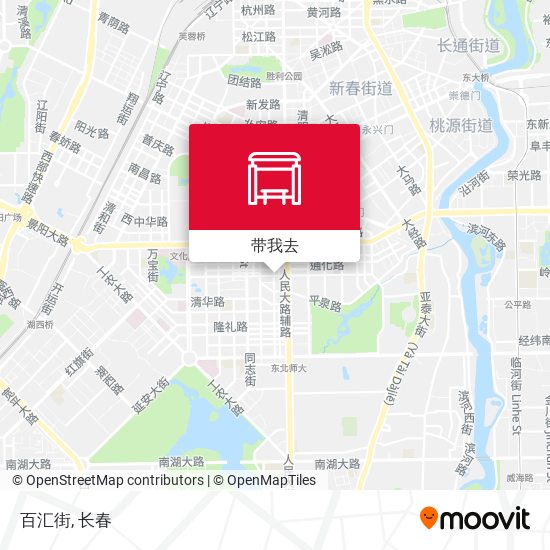 百汇街地图
