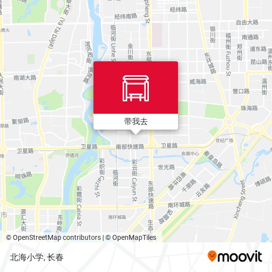 北海小学地图