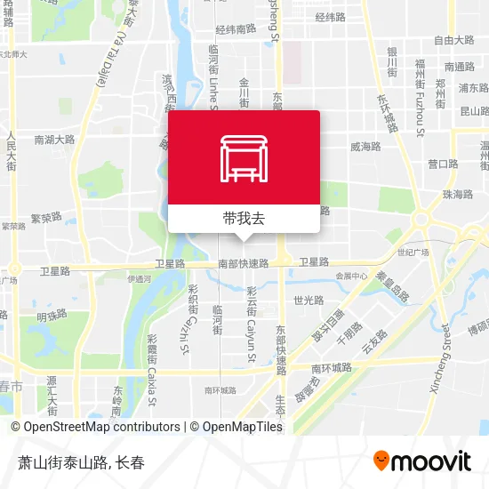 萧山街泰山路地图