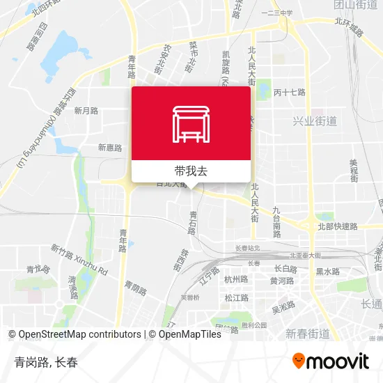 青岗路地图