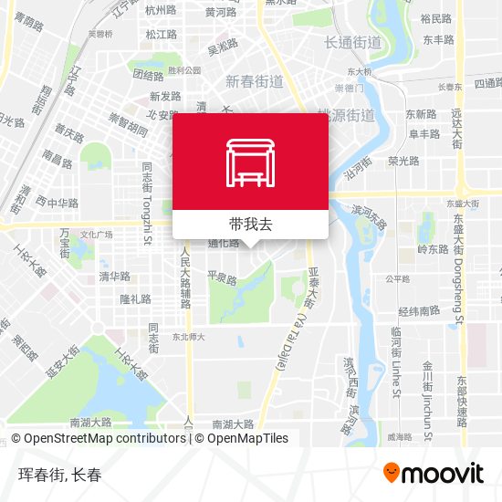 珲春街地图