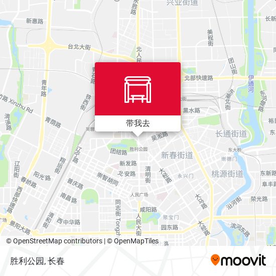 胜利公园地图