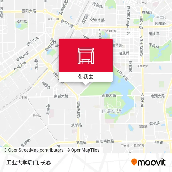 工业大学后门地图