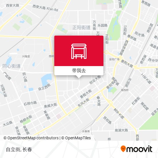 自立街地图