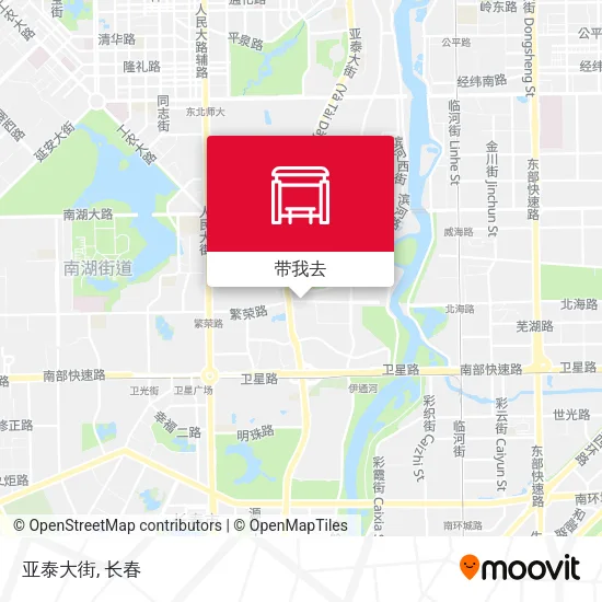 亚泰大街地图