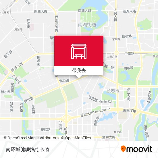 南环城(临时站)地图