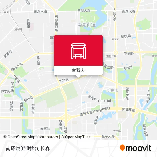 南环城(临时站)地图
