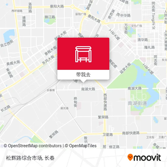 松辉路综合市场地图