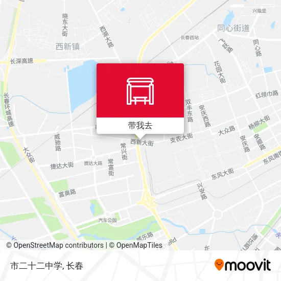 市二十二中学地图