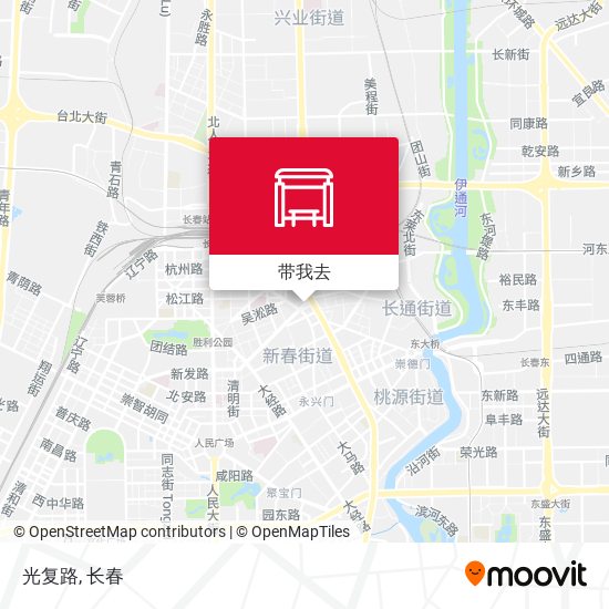 光复路地图