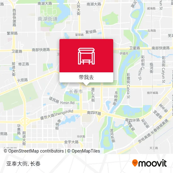 亚泰大街地图