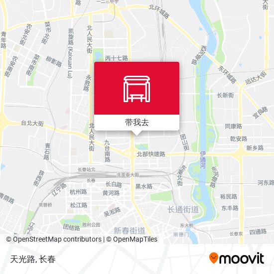 天光路地图