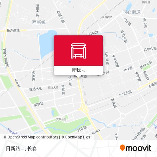 日新路口地图